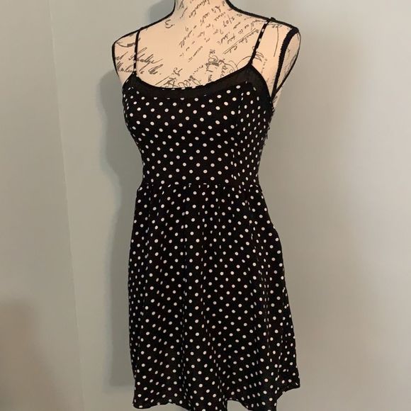 Forever 21 | polka dot dress mini dress | size small - Picture 4 of 6